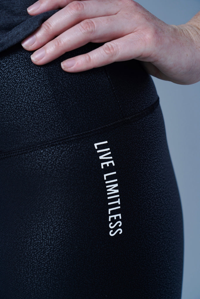 UNLMTD Blackout Foil Scale Print Biker Shorts - UNLMTD Active + Lounge